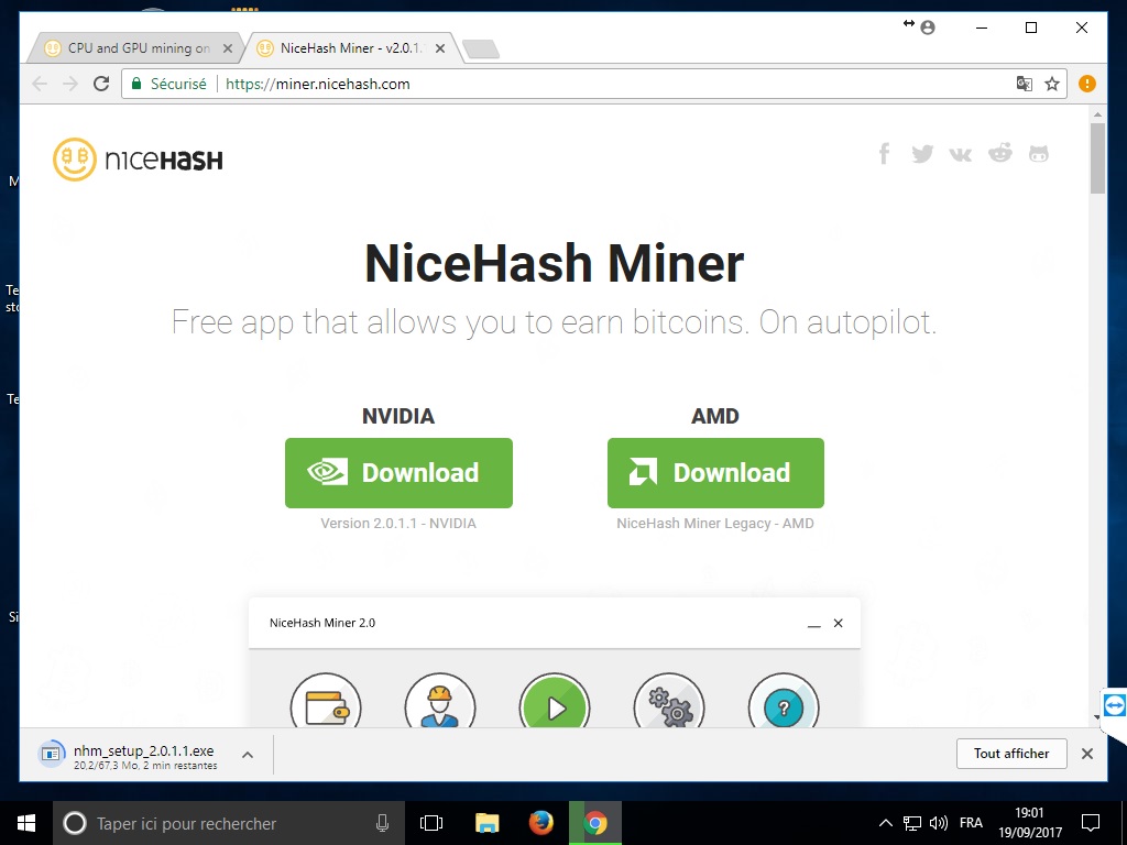 Comment miner avec NiceHash Miner | Cryptogains.fr