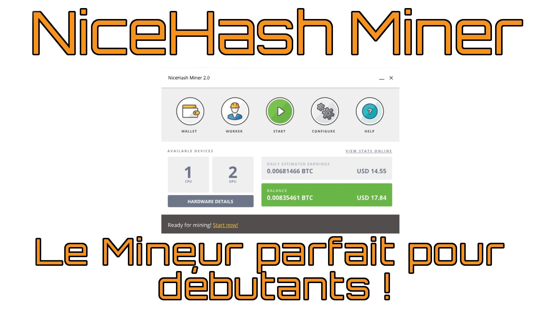 Comment miner avec NiceHash Miner | Cryptogains.fr