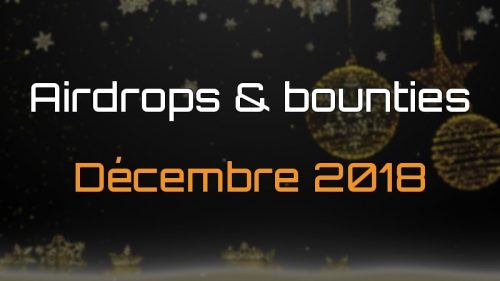 Airdrops bounties décembre 2018