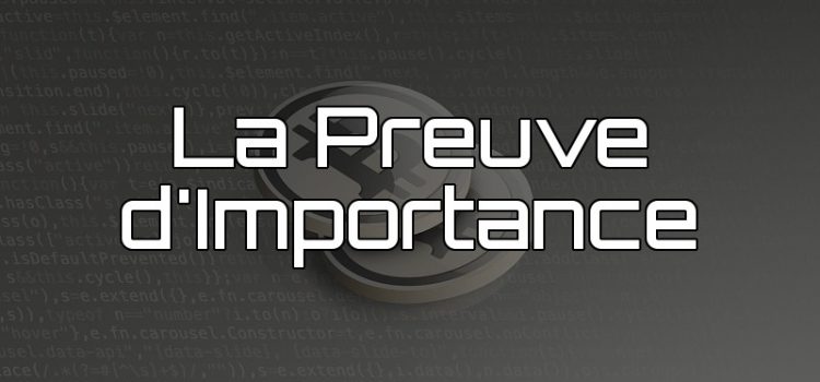 La Preuve d’Importance Preuve d'Importance